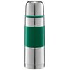 Termos AMBITION Gummy 750 ml Srebrno-zielony