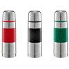 Termos AMBITION Gummy 1000 ml Czerwony Kolor Srebrno-czerwony