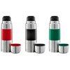 Termos AMBITION Gummy 1000 ml Czerwony Pompka Nie