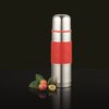 Termos AMBITION Gummy 1000 ml Czerwony Materiał Silikon