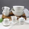 Salaterka AMBITION Perla 18 cm Biały Wykonanie Porcelana