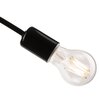 Lampa sufitowa LAMKUR Camilla LM-3.79 31606 Czarny Maksymalna moc żarówki [W] 3 x 60