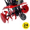 Glebogryzarka spalinowa GREENSO GS85-G212W z napędem 4.5kW Maksymalna średnica cięcia [mm] 100