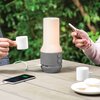 Lampka stołowa LEXON Terrace+ LA134X z głośnikiem i powerbankiem Ciemnoszary Rodzaj Lampka z głośnikiem