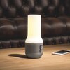 Lampka stołowa LEXON Terrace+ LA134X z głośnikiem i powerbankiem Ciemnoszary Dla dzieci Nie
