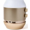 Lampka stołowa LEXON Terrace+ LA134D z głośnikiem i powerbankiem Złoty Dla dzieci Nie