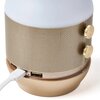 Lampka stołowa LEXON Terrace+ LA134D z głośnikiem i powerbankiem Złoty Materiał ABS