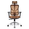 Fotel DIABLO CHAIRS V-Basic Czarno-pomarańczowy Materiał obicia Siatka mesh