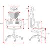 Fotel DIABLO CHAIRS V-Basic Czarno-zielony Regulacja podłokietników Góra - dół