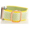 Pasek LUNA do Apple Watch 3/4/5/6/7/8/SE (42/44/45mm) A00038 Zielono-żółty