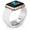 Pasek LUNA do Apple Watch 3/4/5/6/7/8/SE (38/40/41mm) Biały Materiał Stal nierdzewna