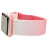 Pasek LUNA A00083 do Apple Watch 3/4/5/6/7/8/SE (38/40/41mm) Różowo-biały