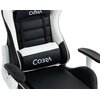 Fotel COBRA Rebel CR202 Biało-czarny Odchylenie [stopnie] 90 - 180