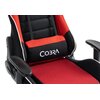 Fotel COBRA Rebel CR200 Czerwono-czarny Podnóżek Nie