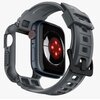 Pasek SPIGEN Rugged Armor Pro do Apple Watch 4/5/6/7/8/9/SE (44/45mm) Grafitowy Gwarancja 6 miesięcy