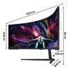 Monitor SAMSUNG Odyssey Neo G9 LS57CG952NUXEN 57" 7680x2160px 240Hz 1 ms [GTG] Curved Przeznaczenie Dla gracza