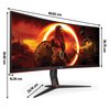 Monitor AOC CU34G2XP 34" 3440x1440px 180Hz 1 ms [GTG] Curved Przeznaczenie Dla gracza