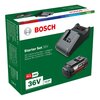 Akumulator BOSCH F016800621 4Ah 36V + ładowarka AL 36V-20 Ładowarka w zestawie Tak