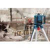 Laser obrotowy BOSCH Professional GRL 400 H + LR1 + BT 150 + GR 240 Dokładność pomiaru [mm] +/- 2.4