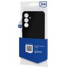 Czarne etui na telefon znajduje się w przezroczystym opakowaniu z niebieską wstawką, na której widnieje logo "3mk". Na opakowaniu znajduje się tekst: "Durability confirmed by tests", "Absorber™ DROP TEST CLASS" oraz kod QR z adresem "3mk.global/absorber-t