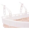 Koszyk na rower SUN BABY CJ03.020.02 Plastikowy Biało-beżowy Montaż Do kierownicy