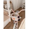 Koszyk na rower SUN BABY CJ03.020.03 Plastikowy Biało-różowy Gwarancja 24 miesiące