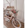 Koszyk na rower SUN BABY CJ03.020.03 Plastikowy Biało-różowy Materiał Tworzywo sztuczne