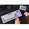 Klawiatura MAD DOG GK960W Gateron Pro Red Biały Interfejs USB-C