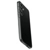 Przezroczysto-szare etui na telefon z trzema widocznymi otworami na aparaty oraz wycięciami na przyciski i porty. Na etui widoczny jest napis "SPIGEN" oraz logo "Samsung" na telefonie wewnątrz etui.