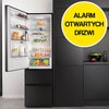 Lodówka HISENSE RM469N4AFD1 3D No Frost 200cm Czarna SmartFresh Licowane drzwi Metal Tech Cooling Funkcja Convert Czas utrzymania temperatury w przypadku braku zasilania [h] 11
