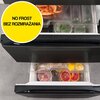 Lodówka HISENSE RM469N4AFD1 3D No Frost 200cm Czarna SmartFresh Licowane drzwi Metal Tech Cooling Funkcja Convert Liczba drzwi 2