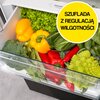 Lodówka HISENSE RM469N4AFD1 3D No Frost 200cm Czarna SmartFresh Licowane drzwi Metal Tech Cooling Funkcja Convert Kolor / wykończenie boków Czarny