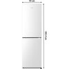 Lodówka GORENJE NRK418ECW4 No Frost 182.4cm Biała Funkcje Zmiana kierunku otwierania drzwi