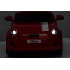 Samochód dla dziecka SUN BABY Fiat 500 Czerwony Wykonanie koła Plastikowe