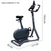 Rower indukcyjny KETTLER Hoi Tour Szary Rodzaj oporu Indukcyjny