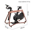 Rower spinningowy KETTLER Hoi Frame Brązowy Rodzaj oporu Indukcyjny