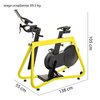 Rower spinningowy KETTLER Hoi Frame+ Żółty Rodzaj oporu Indukcyjny