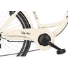 Rower miejski INDIANA Moena S7B 26 cali damski Capuccino Koszyk Nie