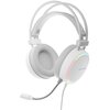 Słuchawki GENESIS Neon 613 RGB Biały