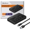 Stacja dokująca QOLTEC 52274 USB Typu C, Aktywna Dodatkowe informacje Plug&Play