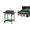 Grill gazowy YATO YG-20009 9 KW 60 x 42 cm Maksymalna moc [kW] 9