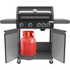 Grill gazowy YATO YG-20010 14.5 kW 68 x 42 cm Głębokość [cm] 58