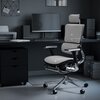 Fotel DIABLO CHAIRS V-Master Czarno-biały Podnóżek Tak