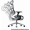 Fotel DIABLO CHAIRS V-Master Czarno-biały Regulacja podłokietników Przód - tył