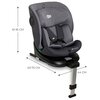 Fotelik samochodowy KINDERKRAFT I-360 I-Size 40-150 cm (0-36 kg) Szary Możliwość obrotu 360° Tak