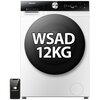 Pralka HISENSE WF7S1247BW Seria 7S 12kg 1400 obr Wi-Fi ConnectLife Autodozowanie AI SuperWash Ekran TFT Smart Assist