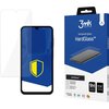 Na zdjęciu widoczne jest opakowanie szkła hartowanego 3MK HardGlass do Samsung Galaxy A15 5G oraz samo szkło nałożone na ekran telefonu. Na opakowaniu znajduje się logo "3mk Protection" oraz napisy: "tempered glass HardGlass™", "9H hardness", "FIT-IN™ tec