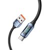 Kabel USB - USB-C TECH-PROTECT UltraBoost LED 66W 6A 2 m Niebieski Rodzaj Kabel