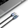 Kabel USB - USB Typ-C TECH-PROTECT UltraBoost LED 66W 6A 2 m Niebieski Gwarancja 6 miesięcy