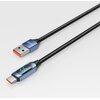 Kabel USB - USB Typ-C TECH-PROTECT UltraBoost LED 66W 6A 2 m Niebieski Długość [m] 2